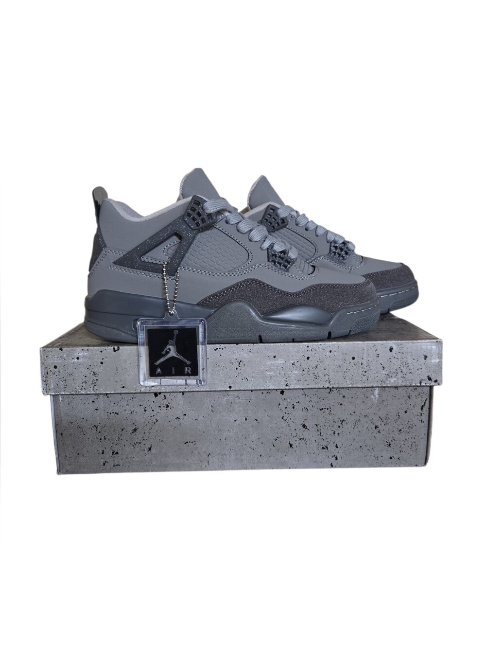 Nike Air Jordan 4 Retro — Grey/Charcoal